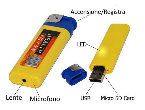 Accendino Spia