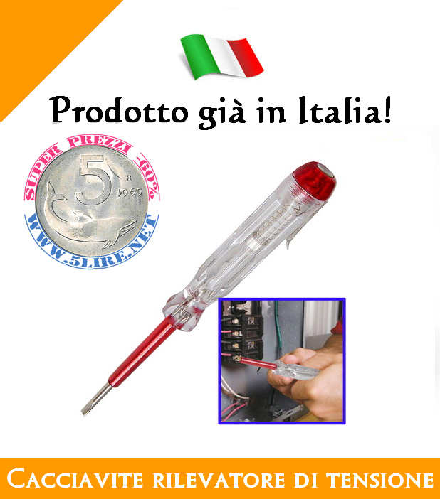 Cacciavite rilevatore di tensione gamma di tensione 100-500V