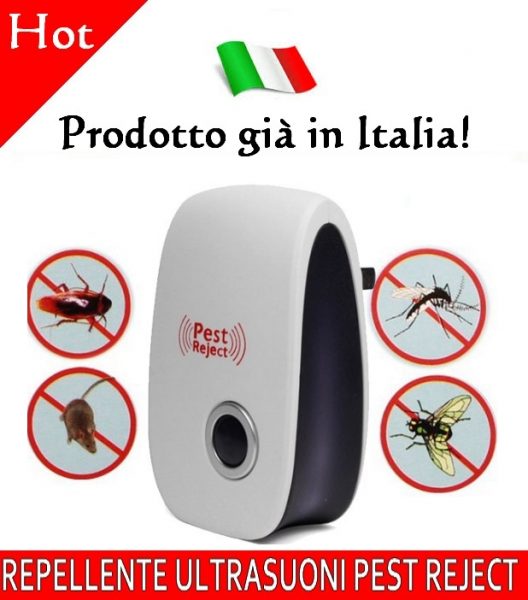 Pest Reject funziona contro zanzare topi