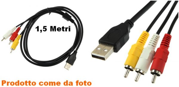 cavo rca Usb