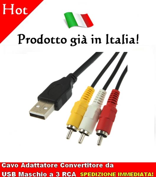 Cavo da Usb a Rca