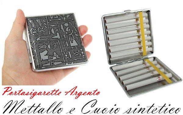 Portasigarette argento