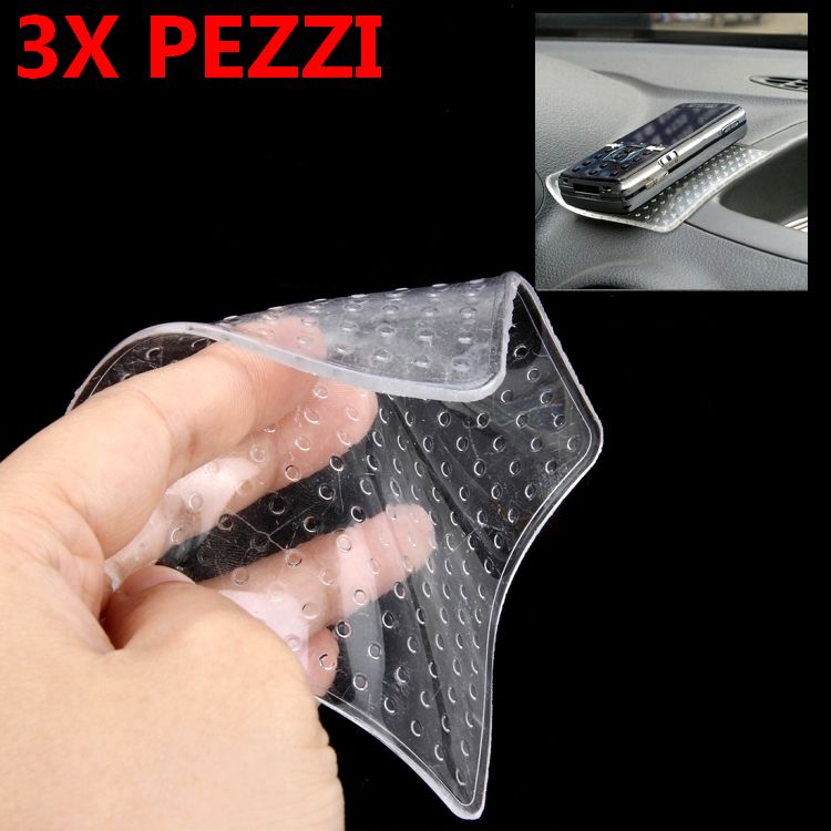 Tappetino In Silicone Da Cruscotto Antiscivolo Porta Cellulare Porta  Oggetti Piccoli Da Auto