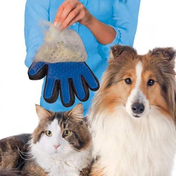 guanti per peli animali domestici.