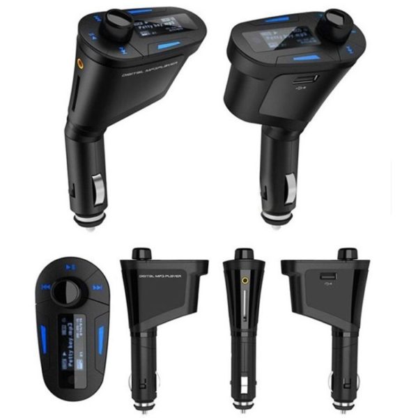 Trasmettitore FM Auto, caricatore USB Auto, Bluetooth per Auto