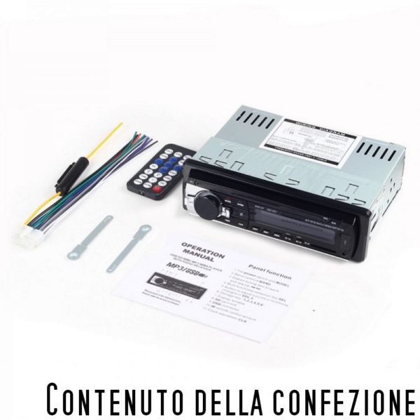 Autoradio con USB Bluetooth AUX Radio Lettore MP3 Modello JSD-520