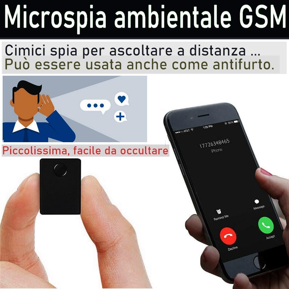 Cimici spia ambientali - Microspie gsm